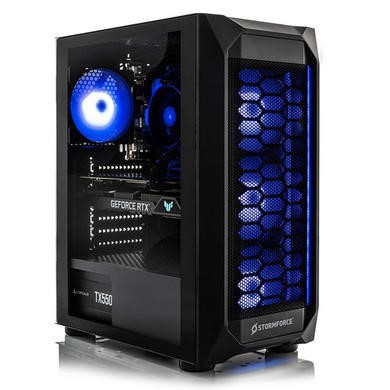 Stormforce Onyx Intel Core i5 16GB 500GB RTX 3050 Windows 11 Desktop Gaming PC