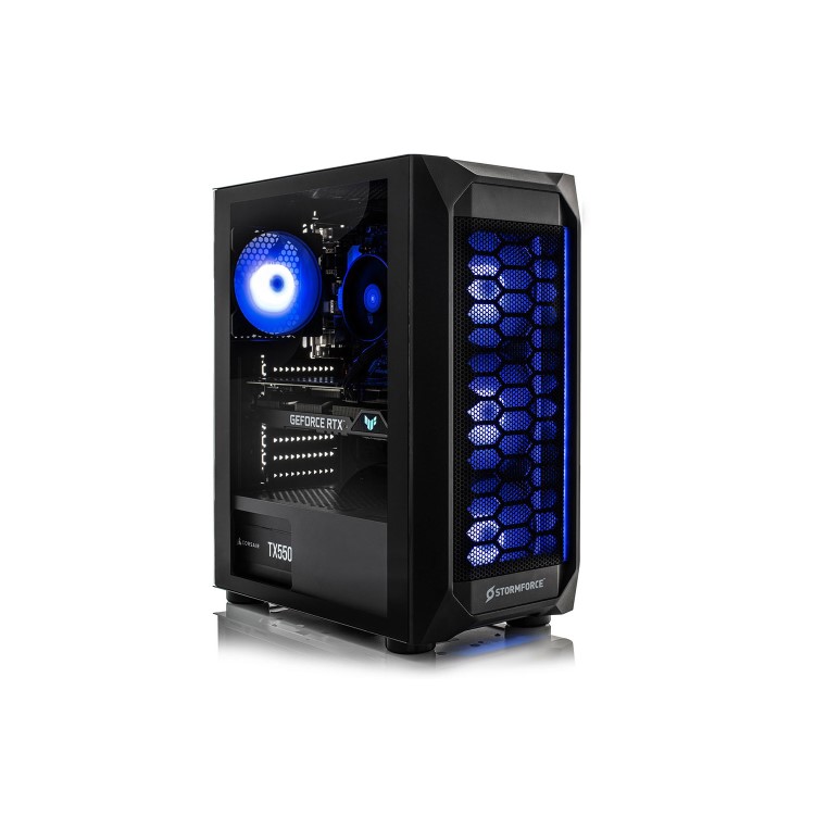 Stormforce Onyx Intel Core i5 16GB 500GB RTX 3050 Windows 11 Desktop Gaming PC