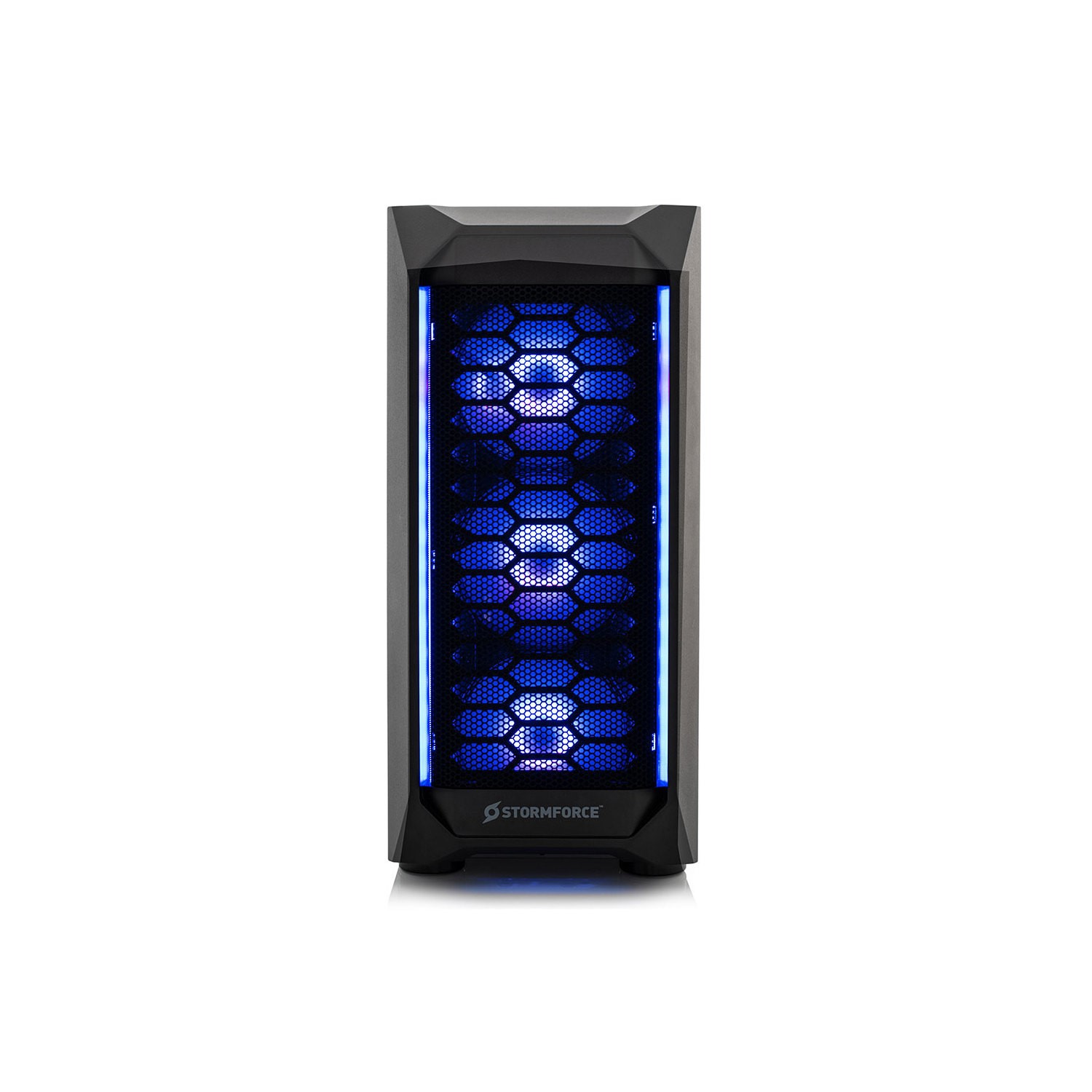 Stormforce Red Computer Stormforce Onyx Intel Core i5 16GB 500GB RTX 3050 Windows 11 Desktop ...
