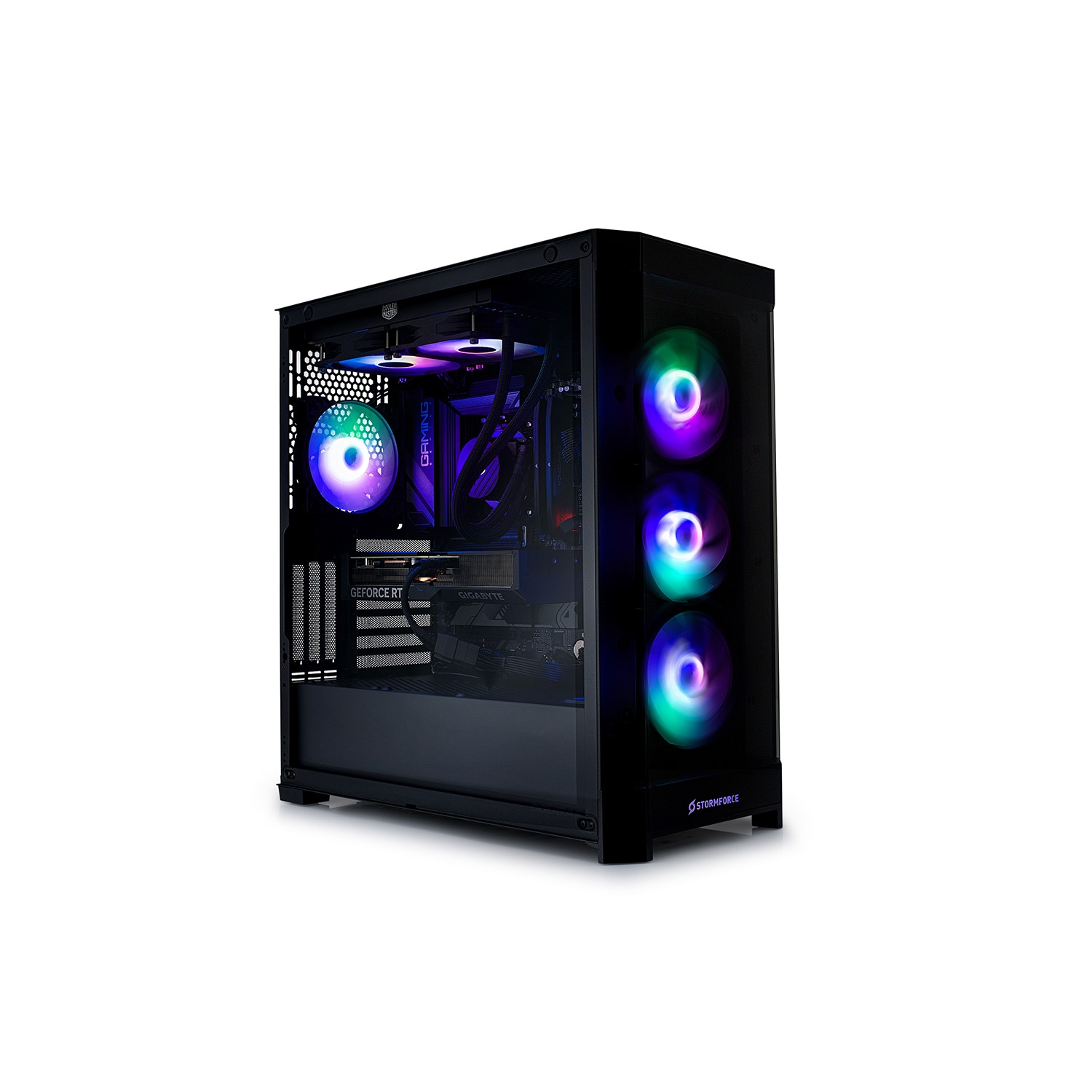 Crystal AMD Ryzen 7 5700X RAM 2TB SSD RTX 5070 Ti Windows 11 Gaming PC