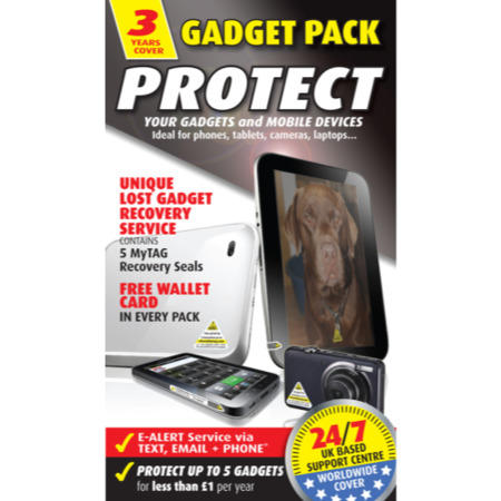 MyTAG Gadget Pack Protect with 5 Security Seals - 3 Years Cover