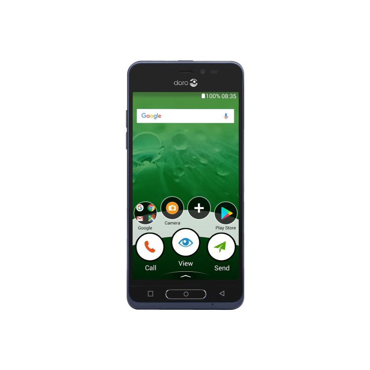 GRADE A2 - Doro 8035 Metallic Blue 5" 16GB 4G Unlocked & SIM Free