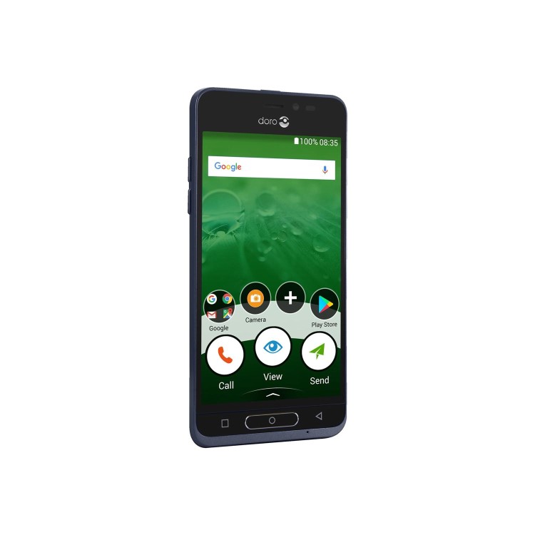 GRADE A2 - Doro 8035 Metallic Blue 5" 16GB 4G Unlocked & SIM Free