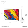 LG QNED84A 75 inch 4K Ultra HD Smart TV