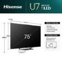Hisense U7N 75 inch 4K Mini LED PRO Smart TV