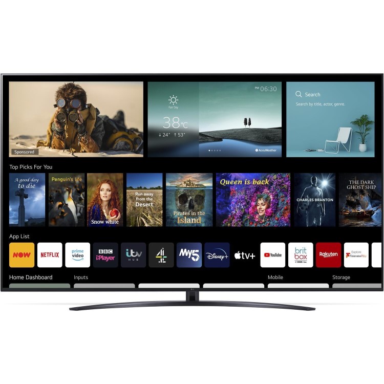 LG UP81 75 Inch 4K Ultra HD Freeview Play Freesat HD Smart TV
