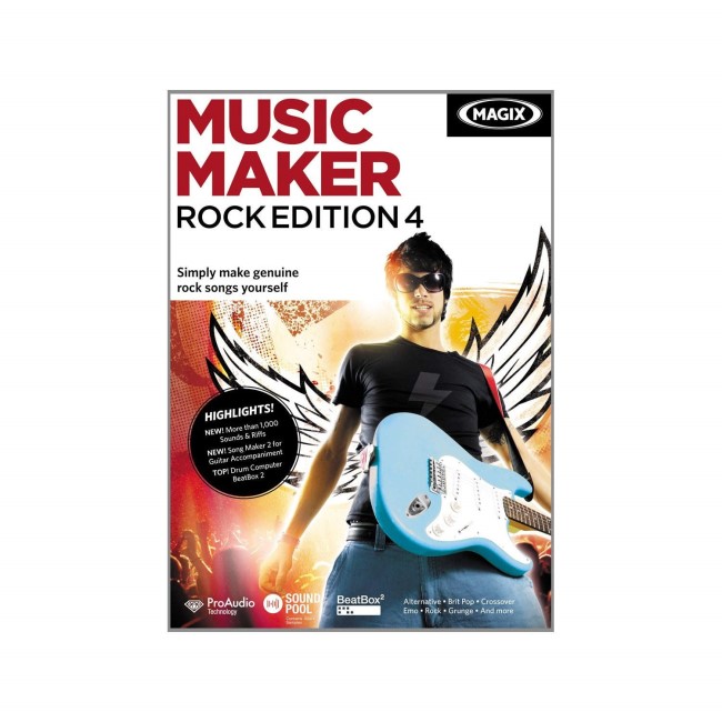 MAGIX Music Maker Rock Edition 4 - Electronic Software Download