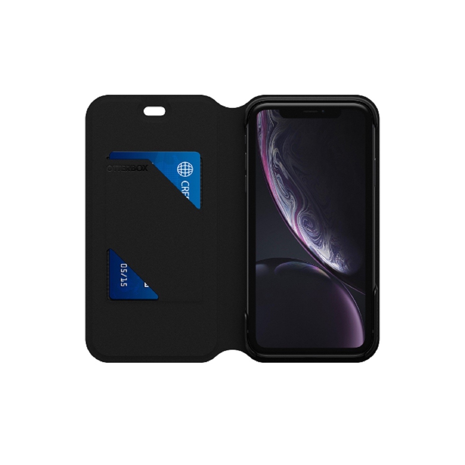 OtterBox Strada Via Folio Case iPhone XR Black Night Laptops Direct