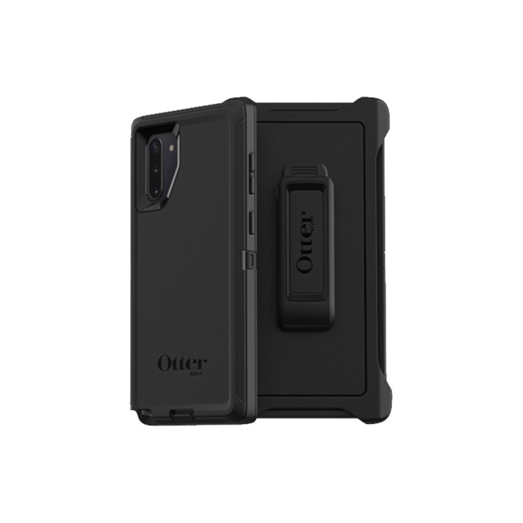 GRADE A1 - OtterBox Defender Rugged Case - Samsung Galaxy Note 10 - Black