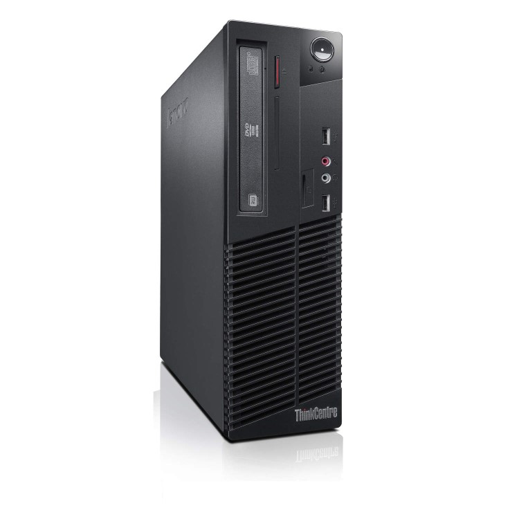 GRADE A1 - As new but box opened - Lenovo ThinkCentre M79 AMD A4-6300B 4GB 500GB DVDRW Windows 7/8.1 Professional Small Form Factor Desktop