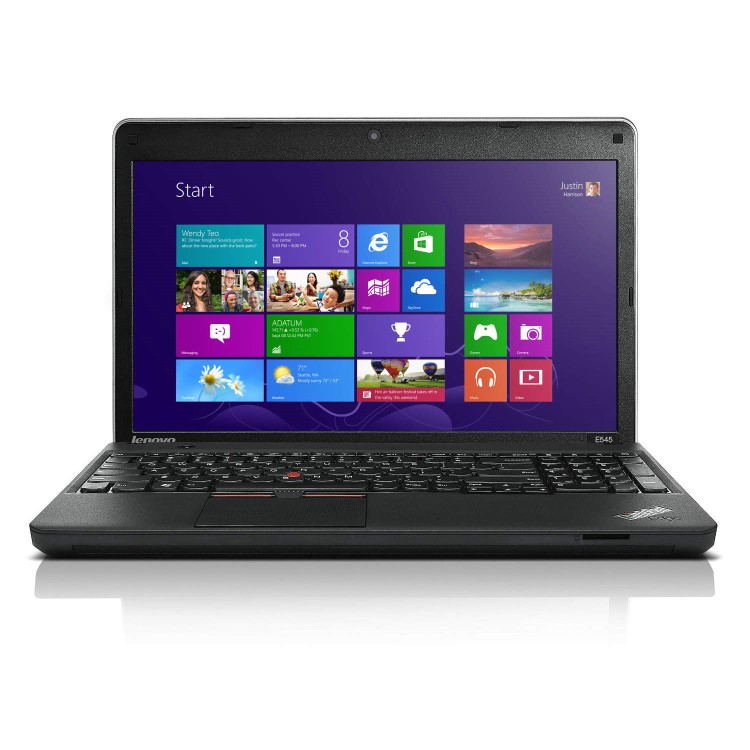GRADE A1 - As new but box opened - Lenovo ThinkPad Edge E545 Quad Core AMD A8-5550M 4GB 500GB DVDSM 15.6" Windows 7/8 Professional Laptop