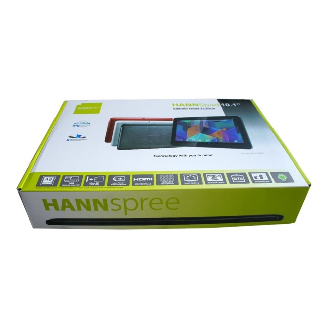 GRADE A1 - Hannspree Quad Core 10.1" IPS 16GB - Tablet in Black