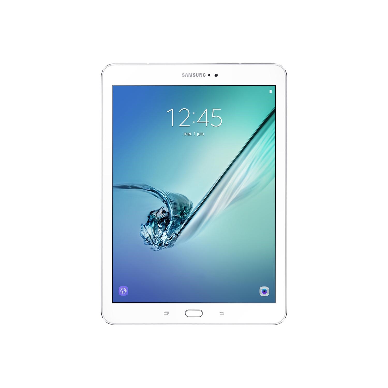 【F960】au SCT21 GALAXY Tab S White ムスビー｜☆新春初売り大特価（～1⁄11迄）☆《わけあり大特価》au