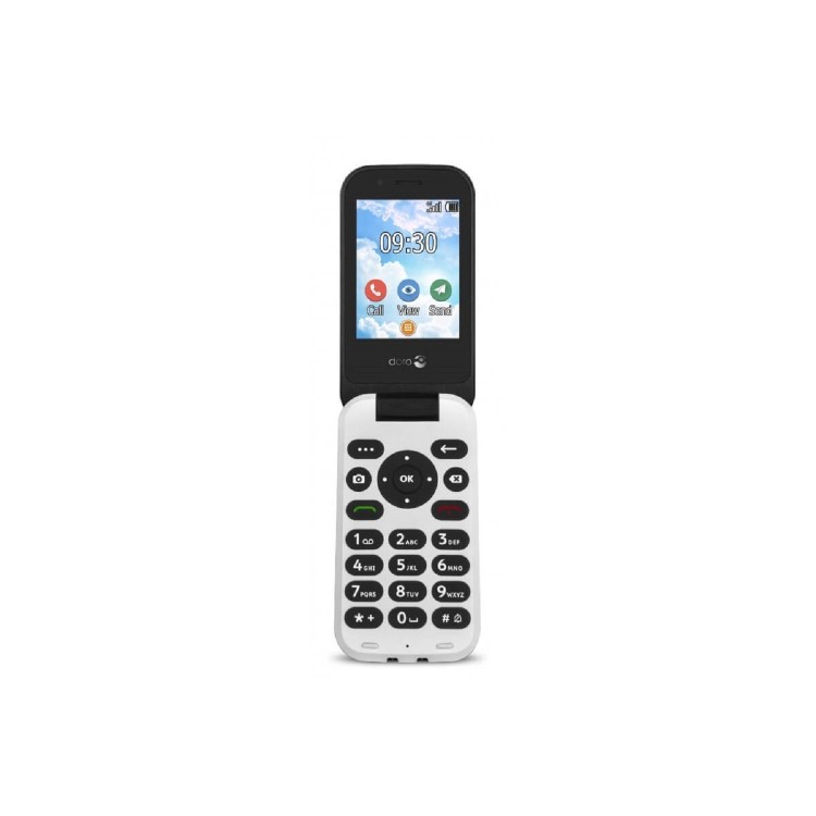 Refurbished Doro 7030 Black 2.8" 512MB 4G Dual SIM Unlocked & SIM Free Smartphone