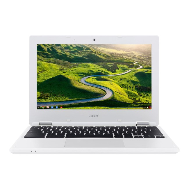 GRADE A3 - Refurbished Acer CB3-131 11.6" Intel Celeron N2840 2GB 16GB eMMC Chrome OS Chromebook in White