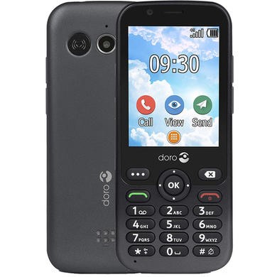 Refurbished Doro 7010 512MB 4G SIM Free Mobile Phone - Graphite
