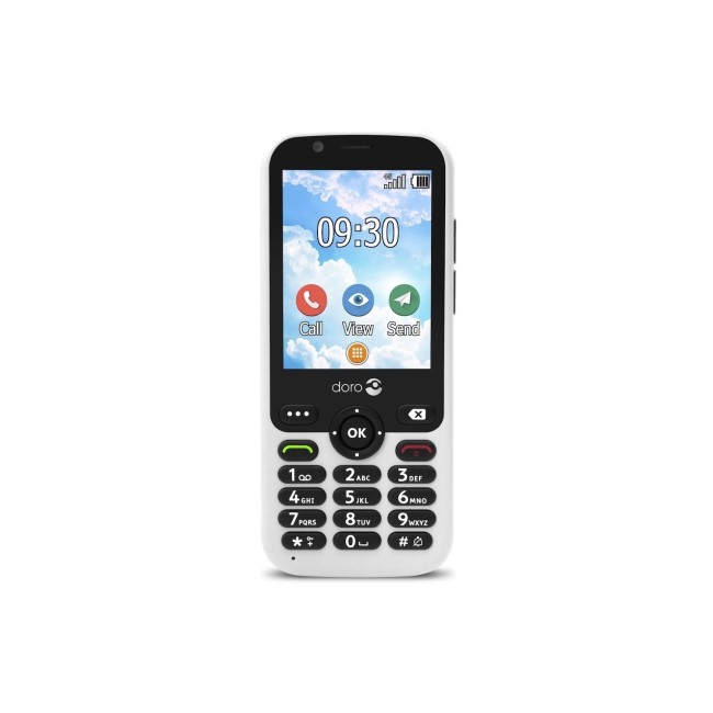 GRADE A1 - Doro 7010 White 2.8" 512MB 4G Unlocked & SIM Free