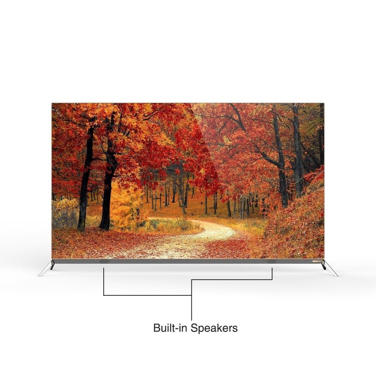 GRADE A3 - electriQ 55" 4K UHD OLED LG Panel HDR Android Smart TV with Freeview HD and Freesat 