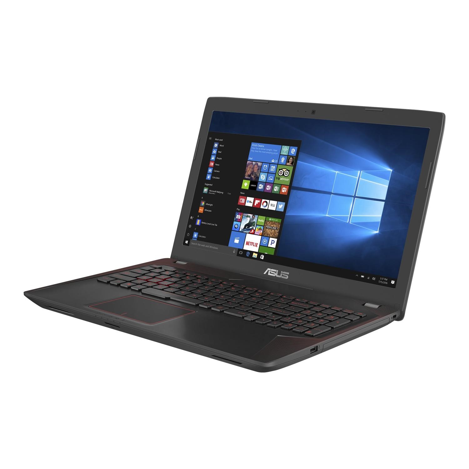GRADE A2 ASUS FX553VD Core i7 700HQ 8GB 1TB 128GB SSD GeForce GTX 1050 4GB DVD RW 15.6 Inch Full HD Windows 10 Gaming Laptop Laptops Direct