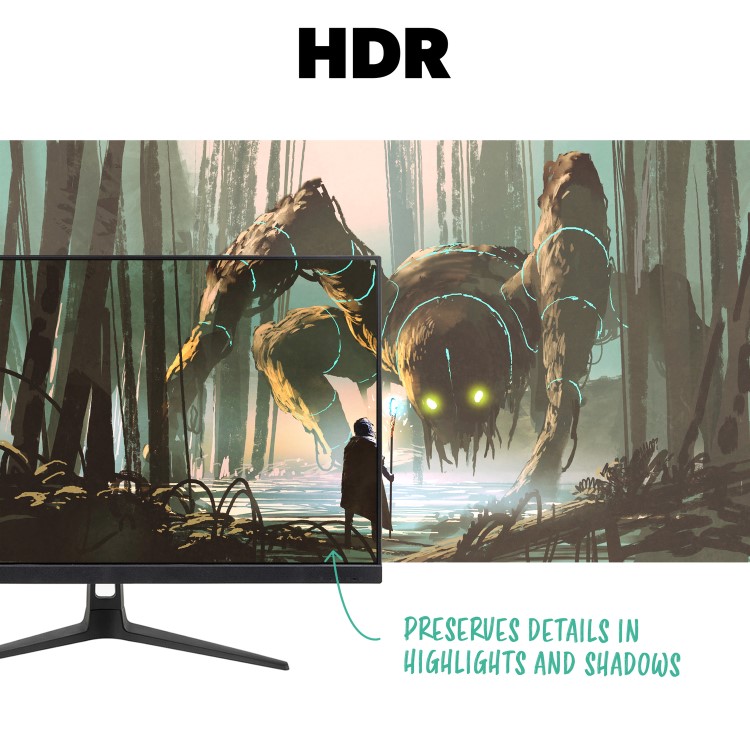 electriQ 25" Full HD HDR 165Hz Gaming monitor