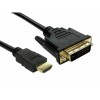Cables Direct 2 m HDMI Type A Standard DVI-D Cable