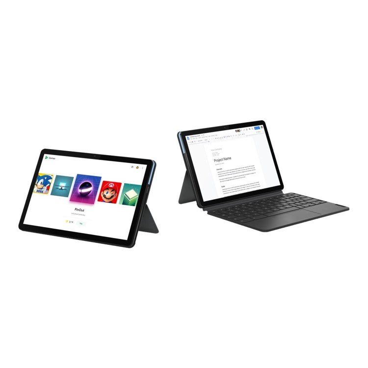 GRADE A3 - Lenovo IdeaPad Duet CT-X636F MediaTek P60T 128GB eMCP 10.1 Inch FHD Touchscreen ChromeOS Tablet