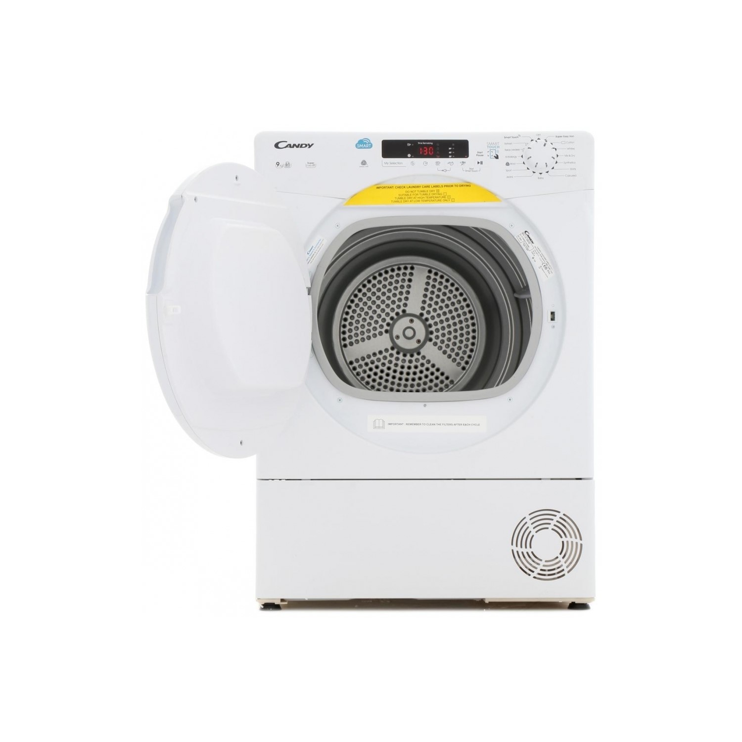 Refurbished Candy CSC9DF Smart Freestanding Condenser 9KG Tumble Dryer