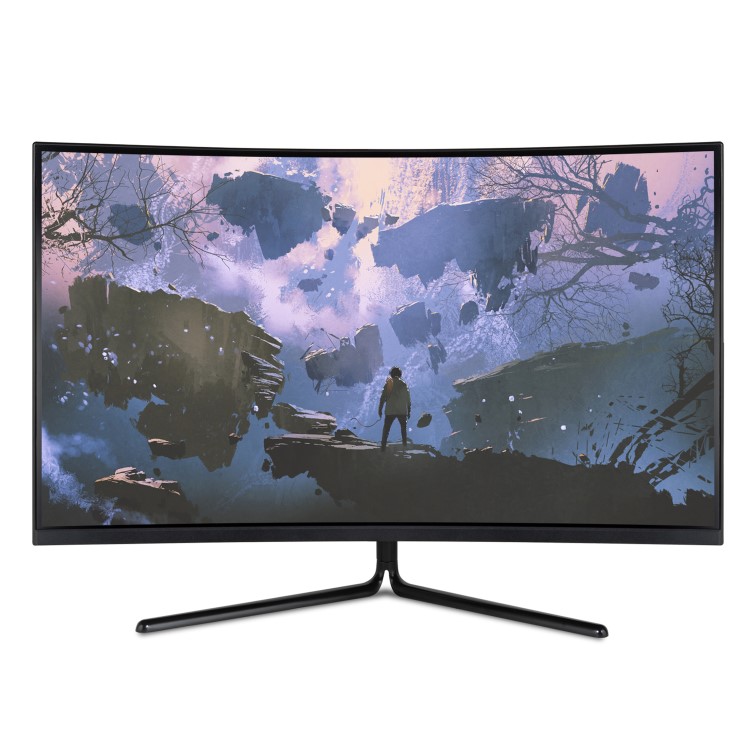 Refurbished electriQ 31.5" 4K UHD HDR 60Hz Curved Monitor