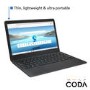 Coda Laptop Celeron N3450 4GB 64GB eMMC 12.5 Inch Windows 10 Includes Office 365