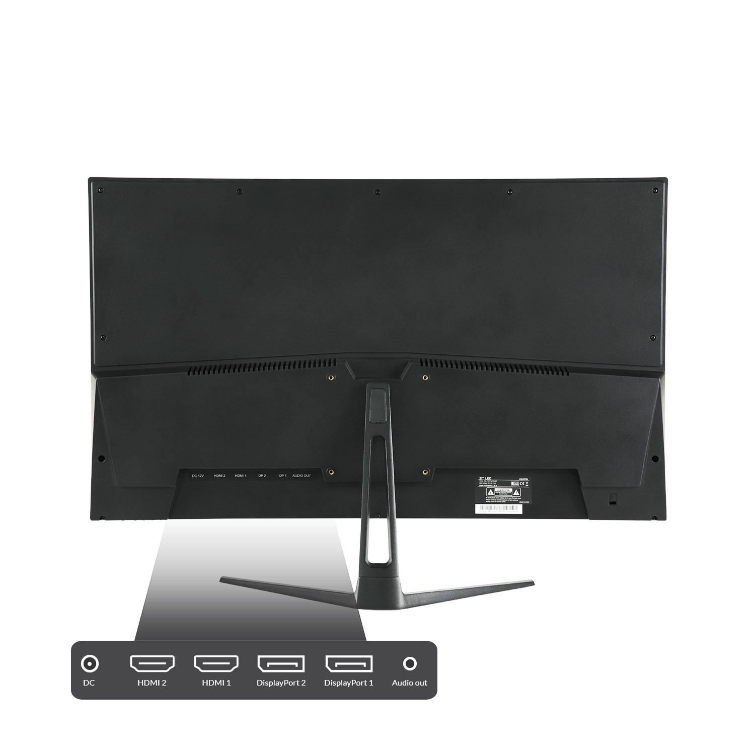 Refurbished electriQ 27" FHD 144Hz Gaming Monitor Laptops Direct