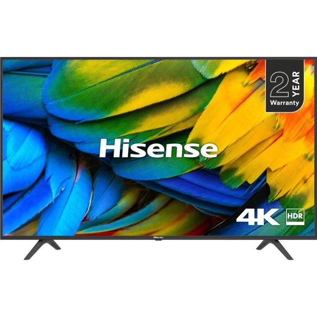 Refurbished Grade A1 Hisense  H55B7100 55" 4K Ultra HD HDR Smart LED TV with Freeview Play