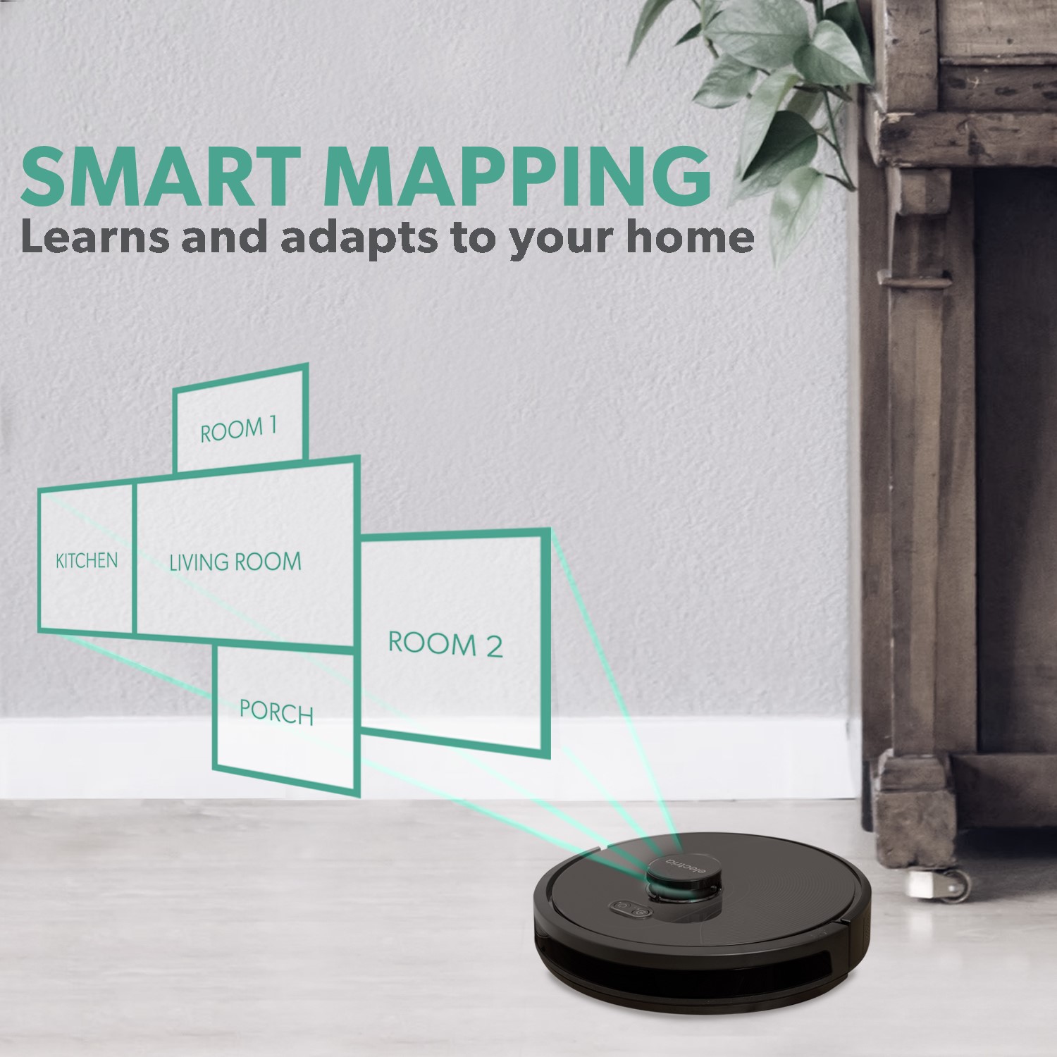 LINXINS Mini Robot Vacuum Cleaner – Automatic Sweeping For Hard Floors & Carpets, Pet Hair, Rechargeable