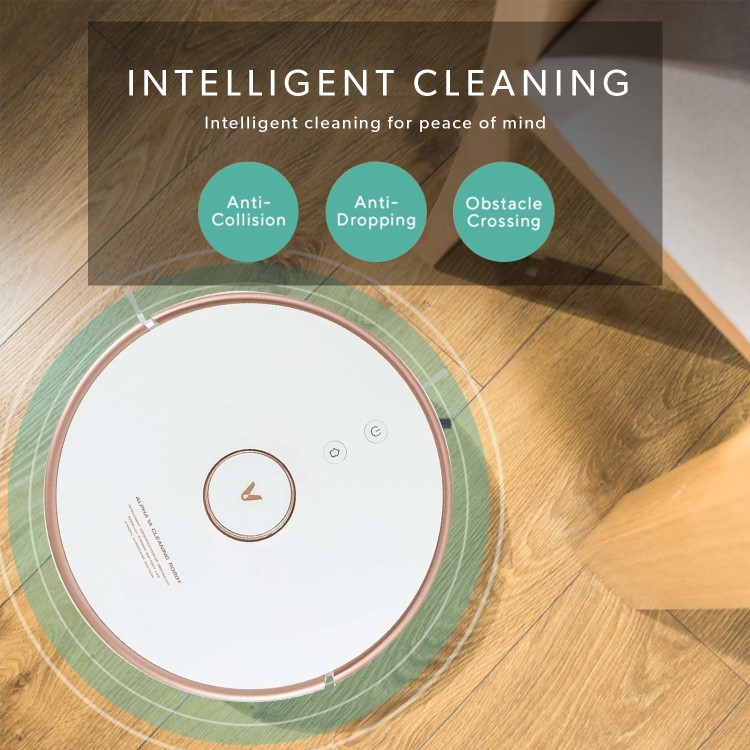 Viomi S9 Robot Vacuum Cleaner and Mop - Self-Emptying - 2700Pa Suction - White