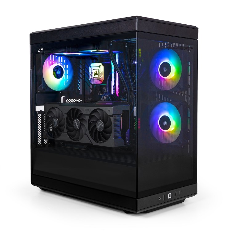 StormForce Hyte Y40 Core i7-14700KF 32GB 2TB RTX 4070Ti Super Windows 11 Gaming PC