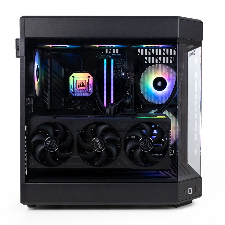 StormForce Hyte Y60 Core i9-14900KF 64GB 4TB RTX 4090 Windows 11 Gaming PC
