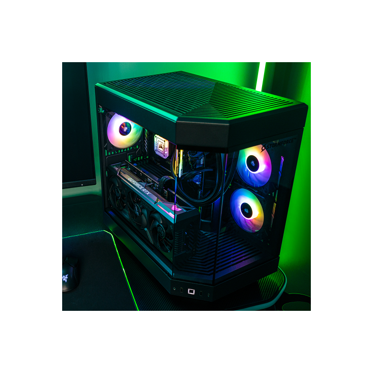 StormForce Hyte Y60 Core i9-14900KF 64GB 4TB RTX 4090 Windows 11 Gaming PC