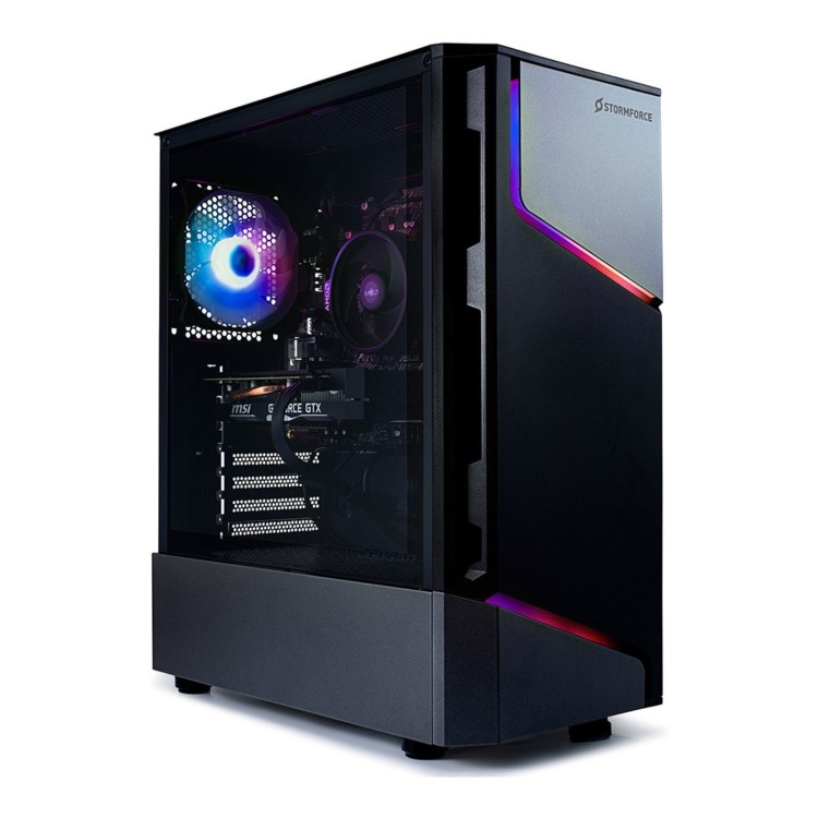StormForce Onyx Intel Core i5-12400F 16GB RAM 1TB SSD RTX 5060 No OS Gaming PC