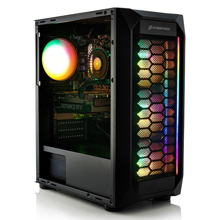 StormForce Onyx AMD Ryzen 7 5700X 32GB RAM 1TB SSD RTX 5060 Ti No OS Gaming PC