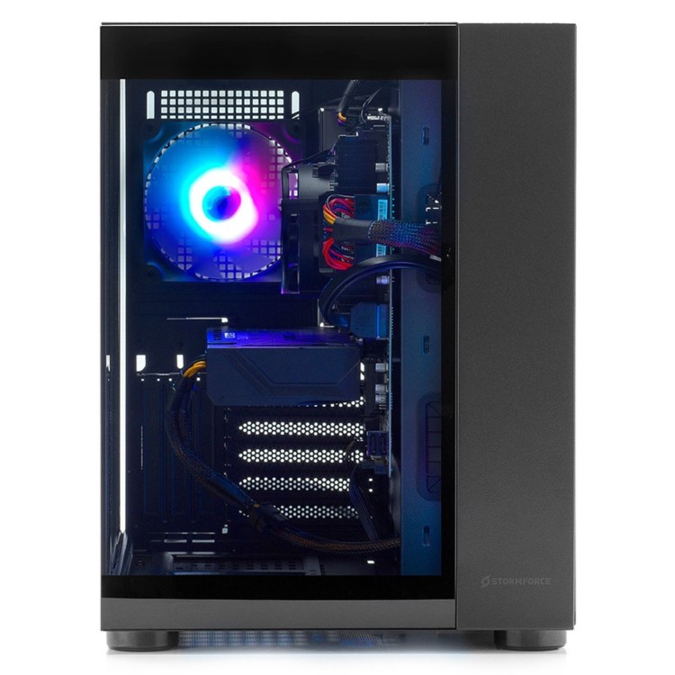 StormForce Crystal AMD Ryzen 9 5900X 32GB RAM 2TB SSD RTX 5070 Windows 11 Gaming PC