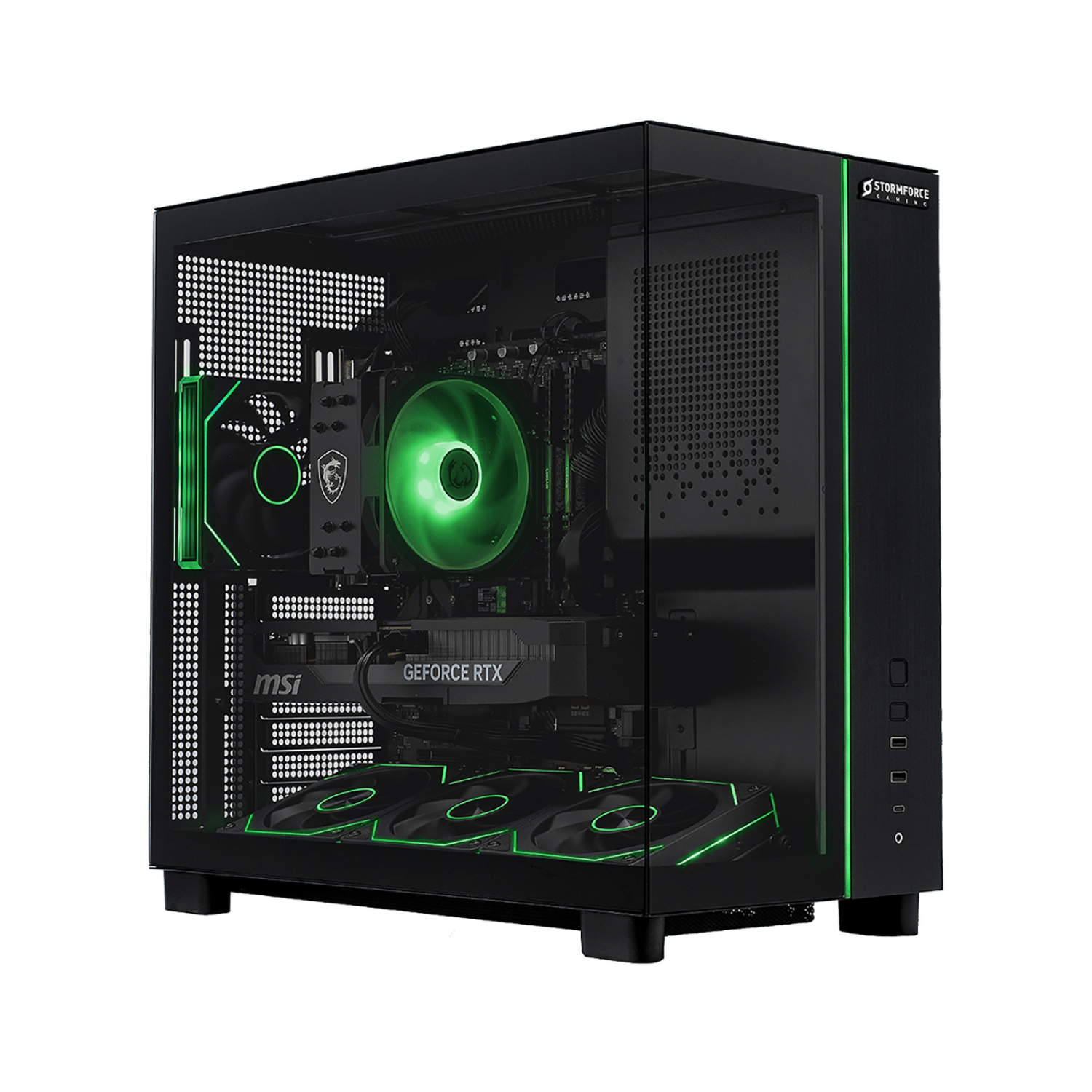 Obsidian AMD Ryzen 7 5700X RAM 1TB SSD RTX 5060 Ti Windows 11 Gaming PC