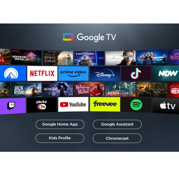 Refurbished TCL C655K 55" 4K Ultra HD with HDR10+ Freeview HD QLED Smart TV