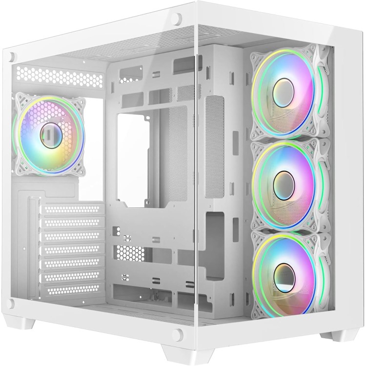Refurbished CiT Vision White AMD Ryzen 5 7600 RTX 4060 16GB DDR5 RAM 1TB NVME SSD Windows 11 Gaming PC
