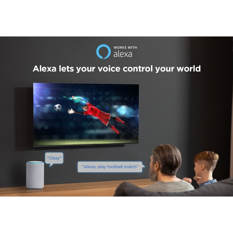 Refurbished TCL 55" 4K Ultra HD with HDR10+ FreeSat LED Smart TV