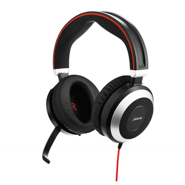 Jabra Evolve 80 Duo - also 3.5mm with Active Noise Cancellation