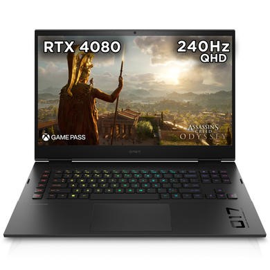 HP OMEN 17 Intel Core i7 32GB 1TB RTX 4080 240Hz QHD 17.3 Inch Windows 11 Gaming Laptop