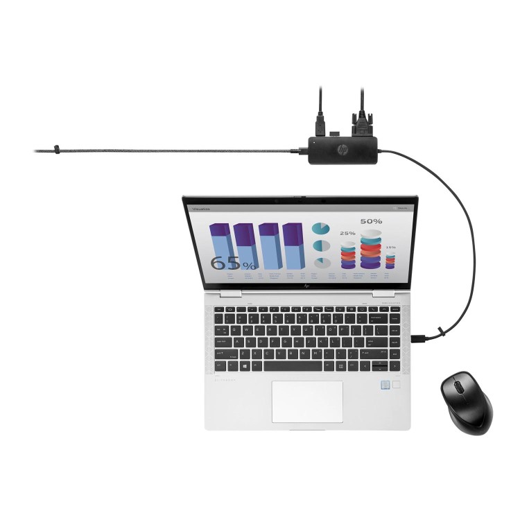 Box Opened HP USB-C Travel HUB G2 Port Replicator