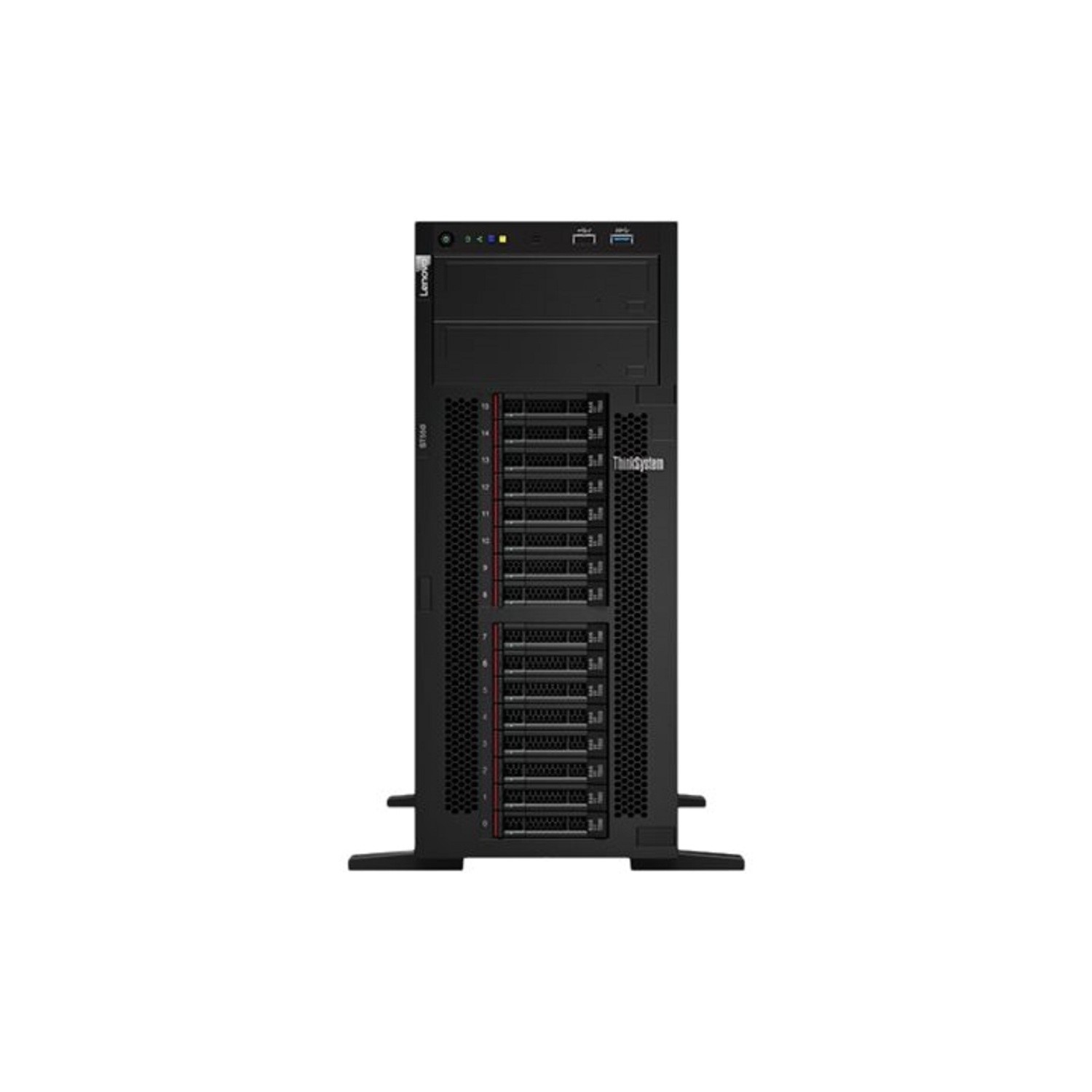 Lenovo ThinkSystem ST550 Intel Xeon Silver 4208 2.1GHz 8c 32GB RAM 4U Tower Server - No HDD