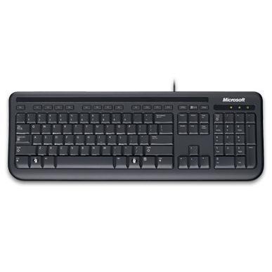Microsoft Wired USB Keyboard 400 - Black - Laptops Direct
