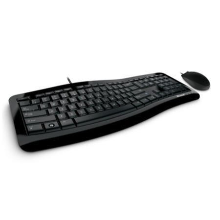 Microsoft Comfort Curve Desktop 3000 for Business Keyboard and Mouse - Black