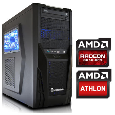 PC Specialist Alpha Trion AMD X4 3.7GHz 8GB 1TB AMD Radeon R7 250 2GB DVDRW Windows 8.1 Gaming Desktop